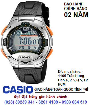 Đồng hồ điện tử pin 10 năm Casio illuminator W-753-3AV chính hãng